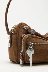 Camero Party Shoulder Bag Suede