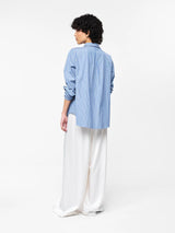 Sophie Shirt- Sky Blue Stripe