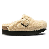 Boston Big Buckle Platform Shearling
