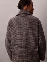 Houndstooth Peacoat