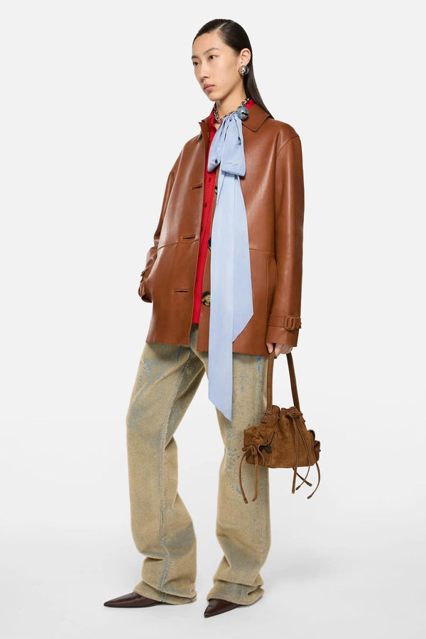 Multipocket Mini Bucket Suede