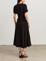 Nadya Short Sleeve Midi Dress