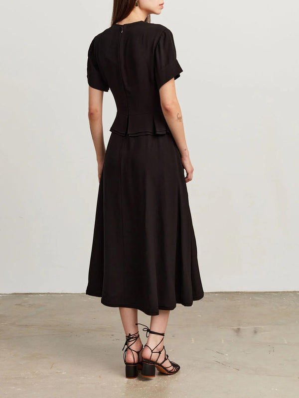 Nadya Short Sleeve Midi Dress