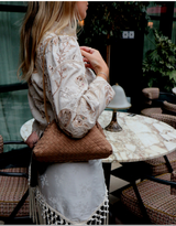 Small Hand-Braided Neoprene Clutch