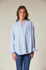 VENICE Seersucker Shirt - Classic Stripe