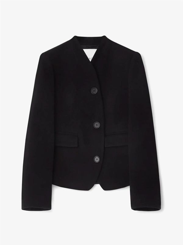 Short curved jacket