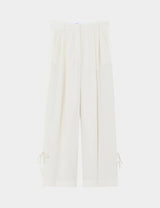 Belle Trousers - Contrast Linen