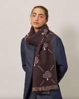 Mulb Diamond Tree Jacquard Scarf
