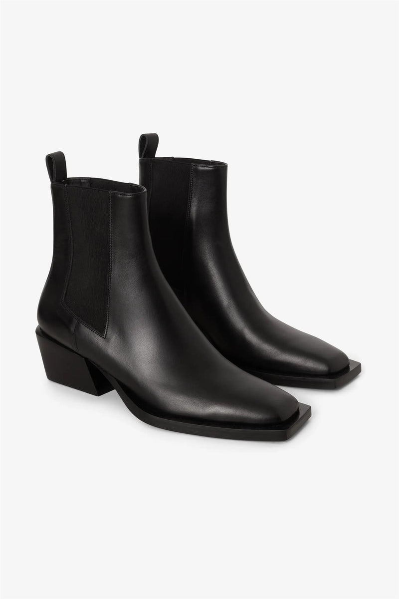 Square Toe Chelsea Boots