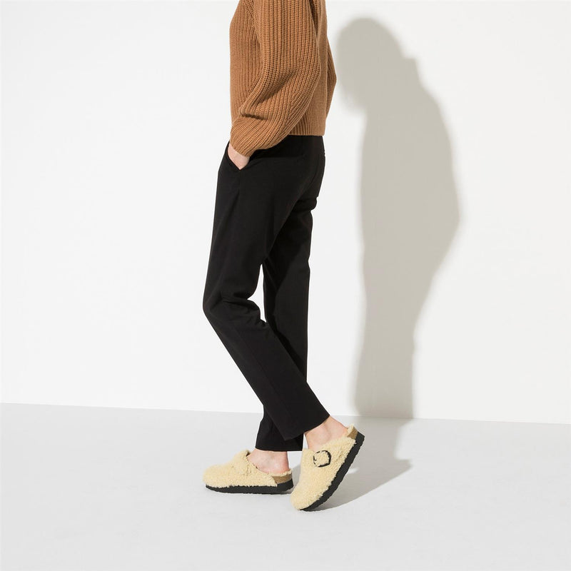 Boston Big Buckle Platform Shearling