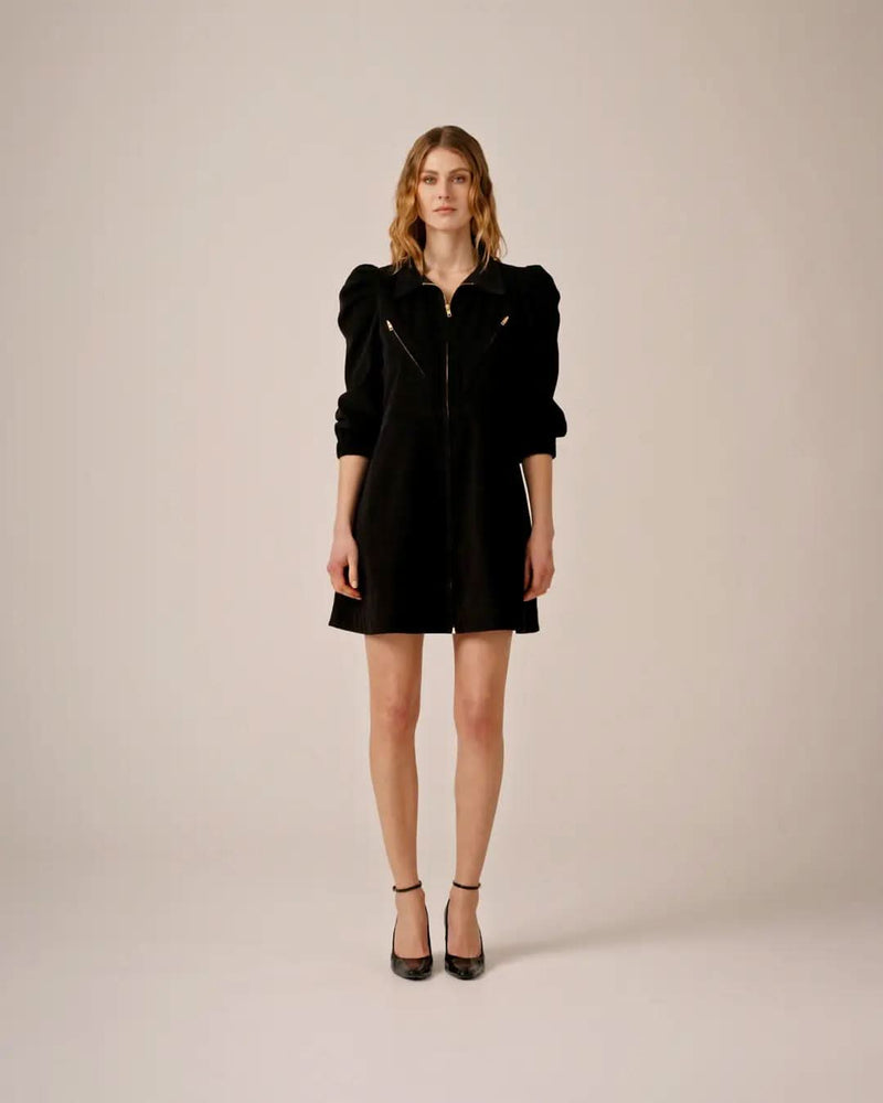 Baby Cord Collared Dress