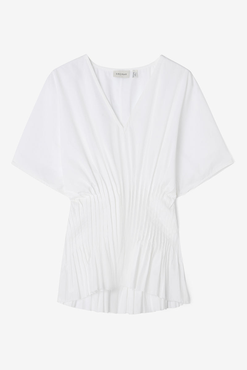 Poplin V-Neck Top