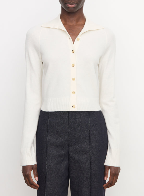 Button Up Polo Cardigan