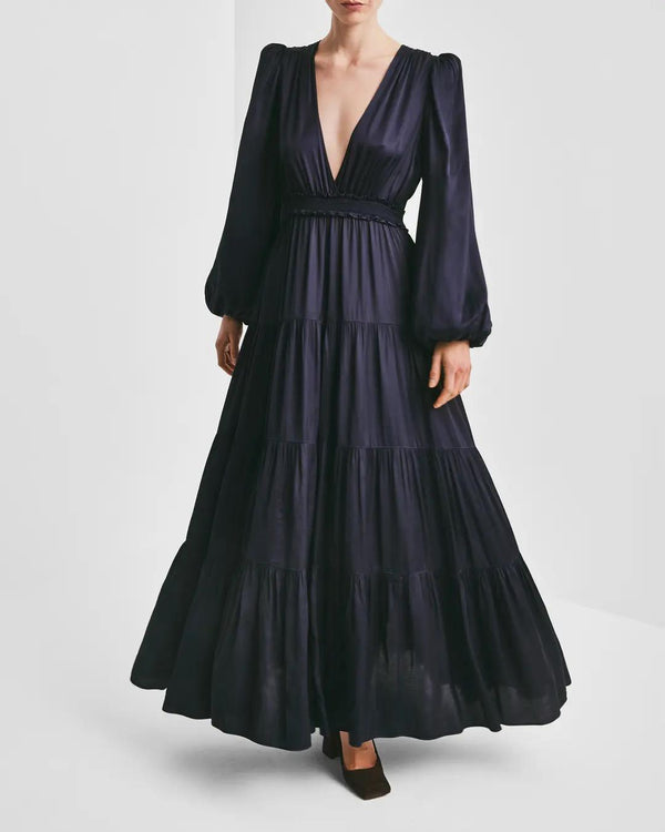 Satin Maxi Dress