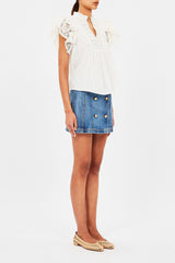 Jolie Flutter Sleeve Top
