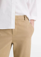 Mid-Rise Italian Stretch-Cotton Chino Pant