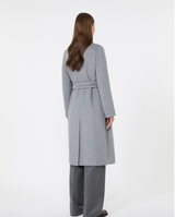 Double-breasted wool coat