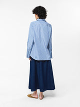 Julie Shirt- Sky Blue Stripe