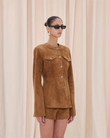 TEMPLE JACKET - CHOCOLATE