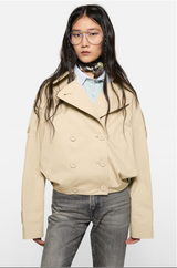 SHORT TRENCH COAT