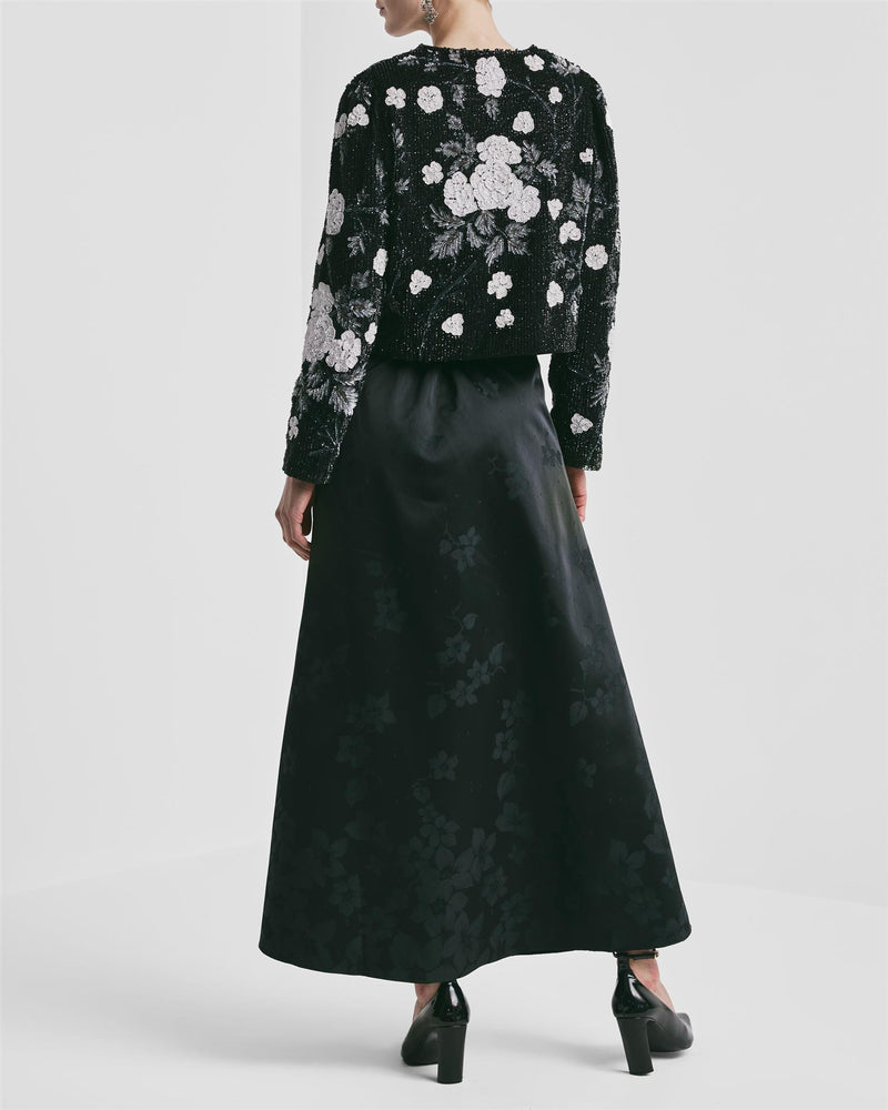 Beaded Cropped Jacket