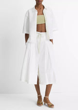 Canvas Tape Cotton Skirt