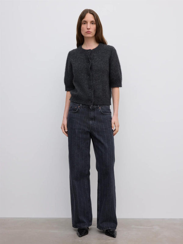 Brushed Cardigan Top