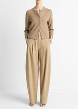 SHRUNKEN SNAP CARDIGAN