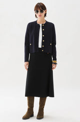 PHOEBE KNITTED MIDI SKIRT