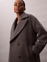 Houndstooth Peacoat