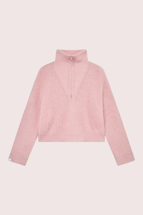 Florie Brushed Zip Knit