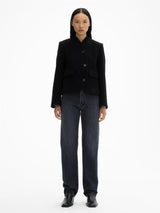 Short curved jacket