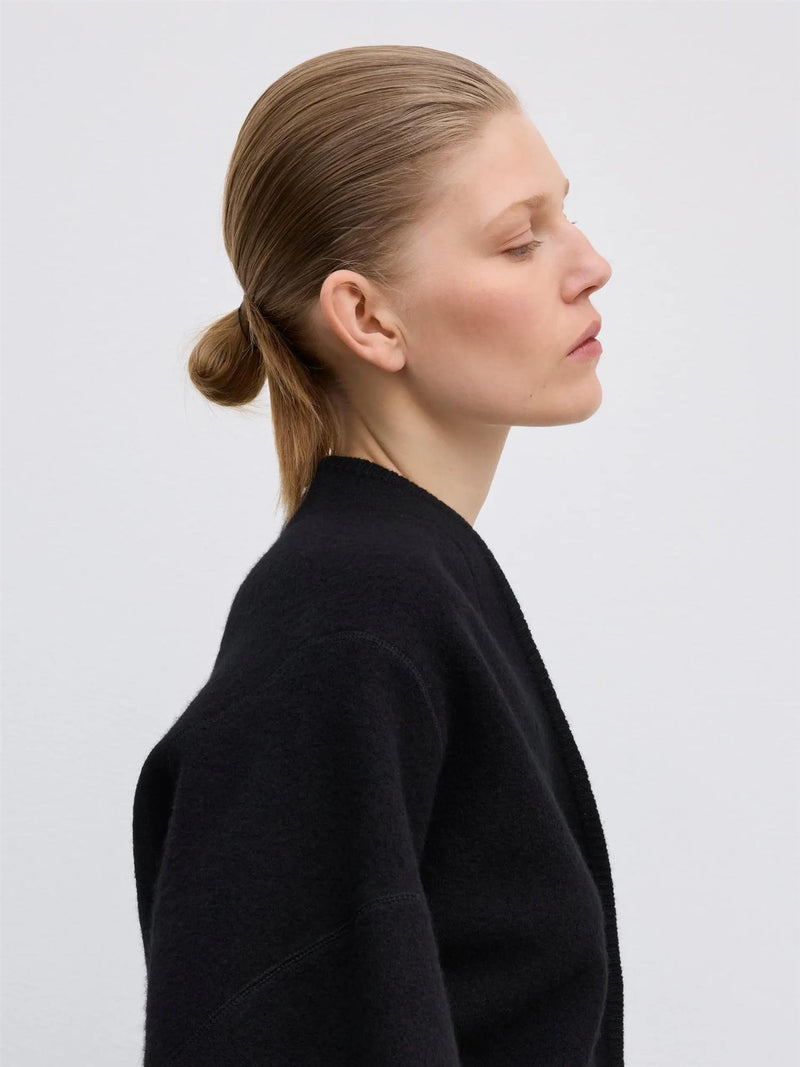 Short Wool Cardigan