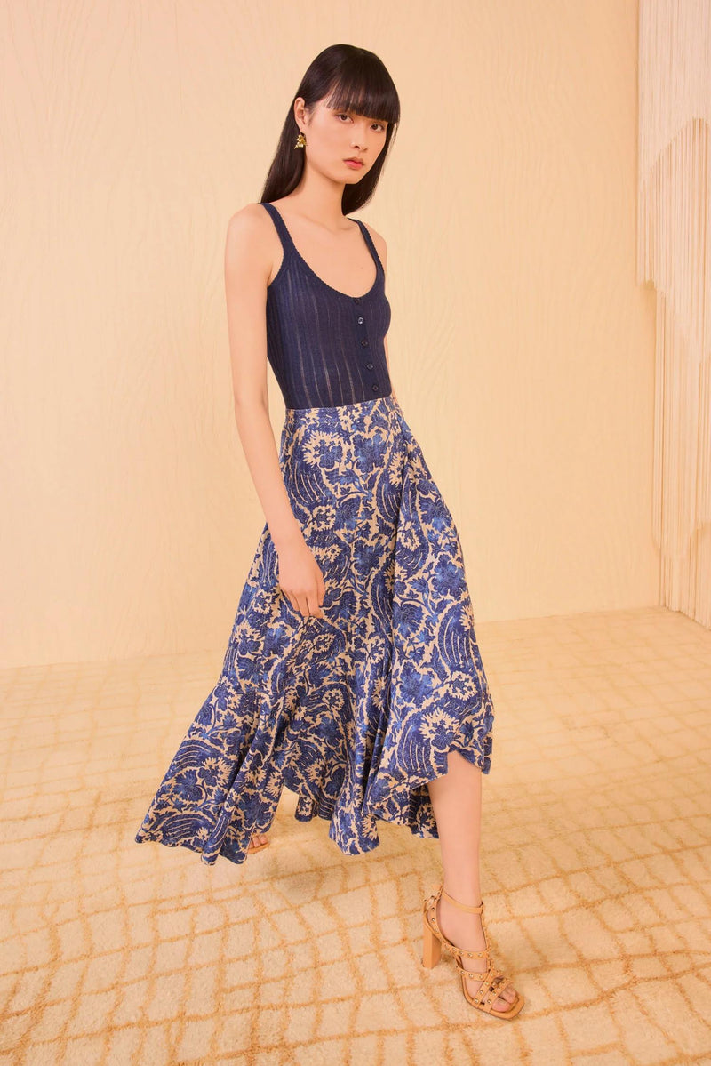Sabina Faux Wrap Skirt