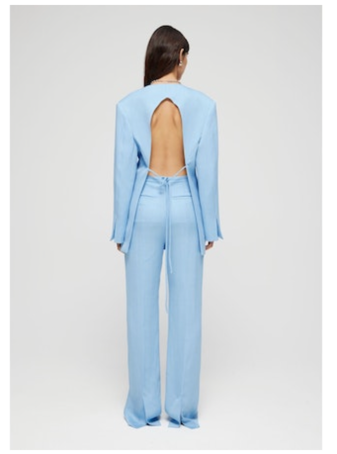 Open-Back Blazer