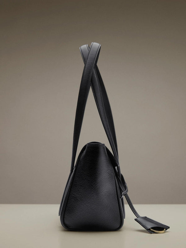 Eira Black Grained Calf/Vacchetta