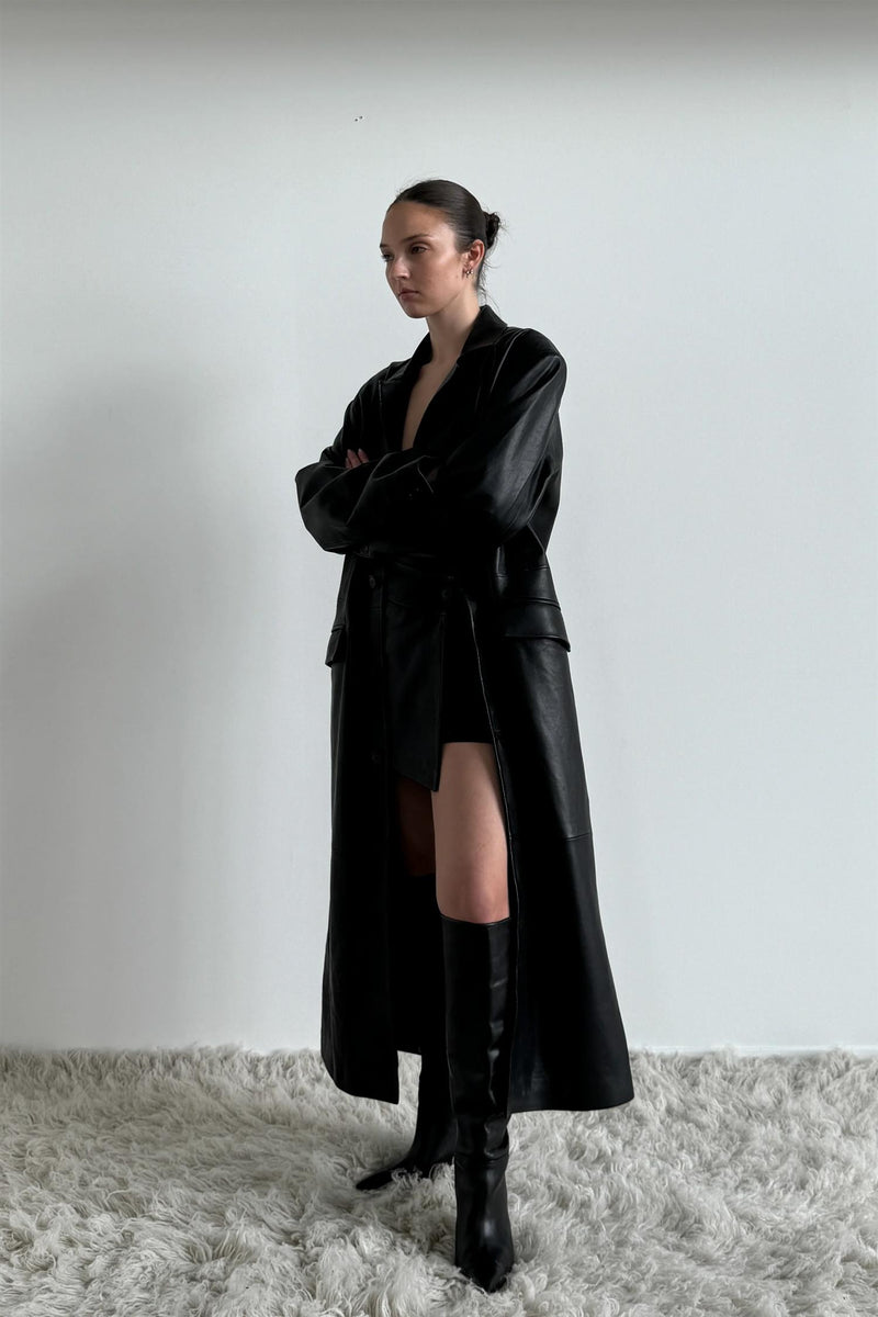 Rue Skirt leather
