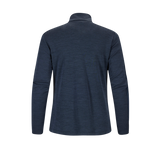 Amundsen 5Mila Half Zip Woman i faded navy, sett bakfra med ton-i-ton glidelås og skulderforsterkning