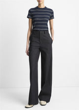 Striped Short Sleeve Crewneck