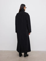 Wool robe coat
