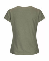 LINEN TEE W