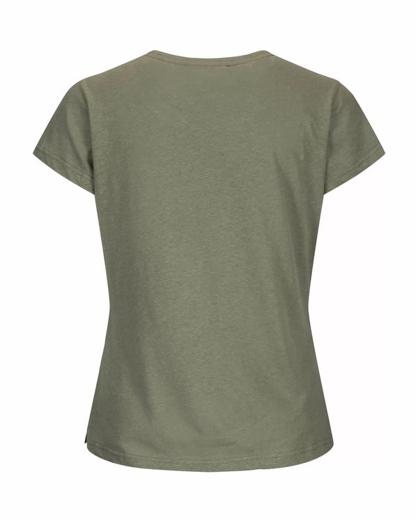 LINEN TEE W