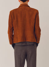 Suede Fitted Jacket