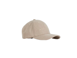 Amundsen Wool Cap i oatmeal, sett forfra med norgesreima-detalj