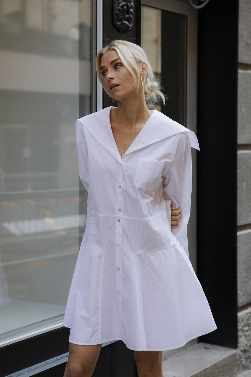 Poplin Shirt Dress