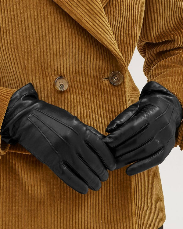 Soft Nappa Gloves w/Cashmere Lining