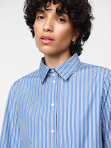 Julie Shirt- Sky Blue Stripe