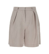 VISCOSE LINEN SHORTS