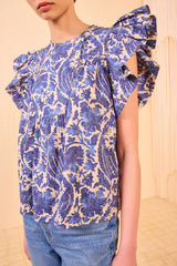 Sienna Flutter Sleeve Top