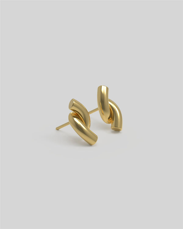 18K Rose Studs Plated